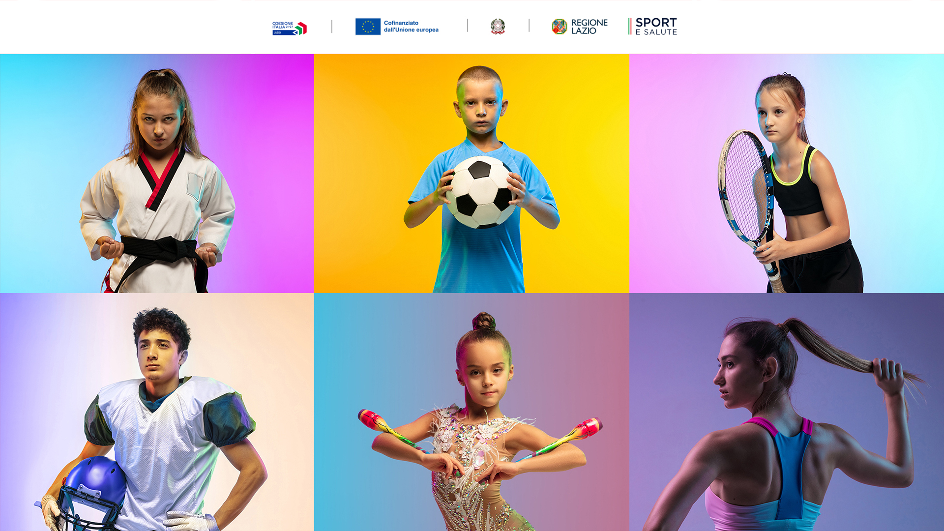 Bambini e ragazzi praticano diversi sport grazie al Voucher per lo Sport Regione Lazio 2025